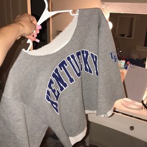 Vintage Kentucky cropped sweater 🐾